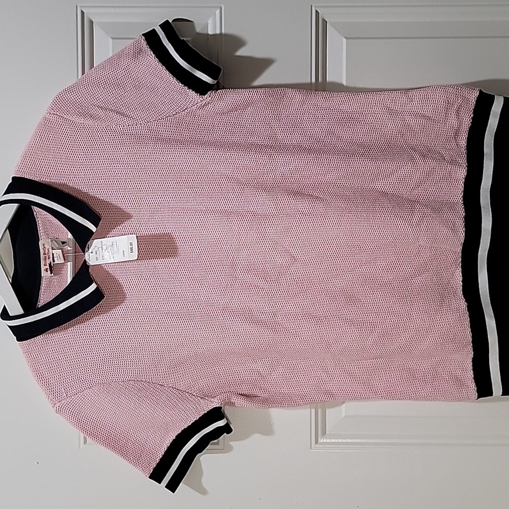 Brooks Brothers Collared Knit Top NWT